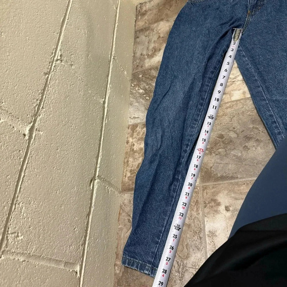 Women’s Vintage 90’s Blue Zone Brand High Waisted Baggy Denim Jeans  No Size Tag - Picture 15 of 16